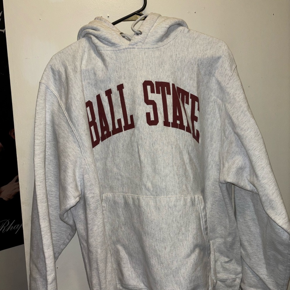 Gray Ball State Hoodie